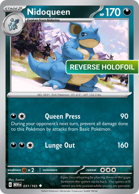 Nidoqueen (MEW) #031 [EN/R] s/o