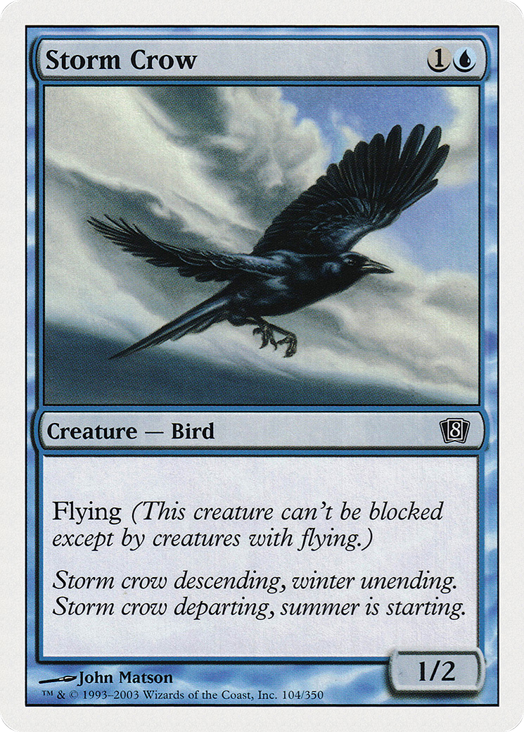 Storm Crow (8ED) #104 [EN/N]