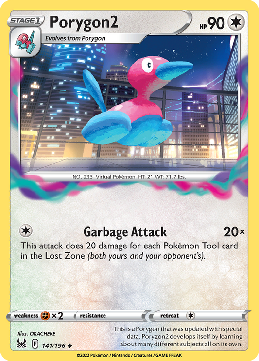 Porygon2 (LOR) #141 [EN/N] s/o