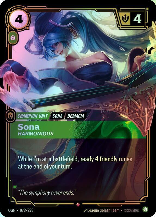 Sona - Harmonious (OGN) #073 [EN/F] s/o