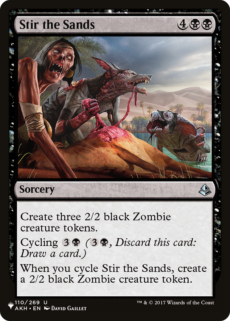 Stir the Sands (PLST) #AKH-110 [EN/N]