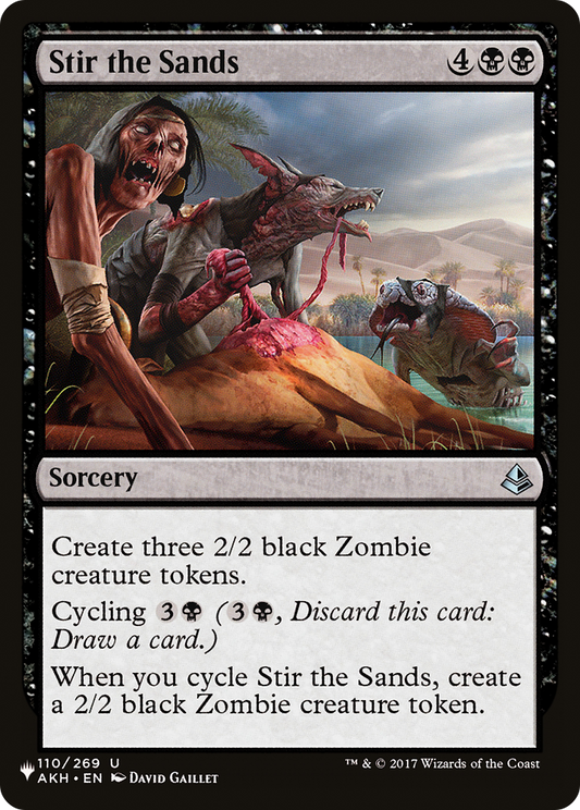 Stir the Sands (PLST) #AKH-110 [EN/N]