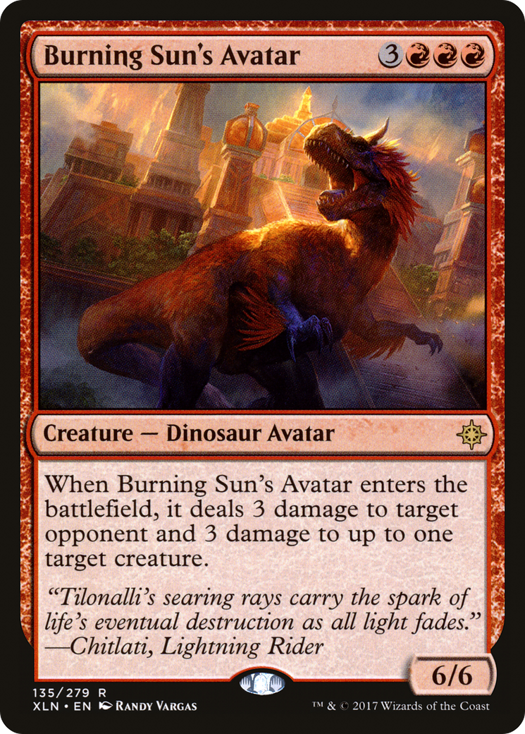 Burning Sun's Avatar (XLN) #135 [EN/N]