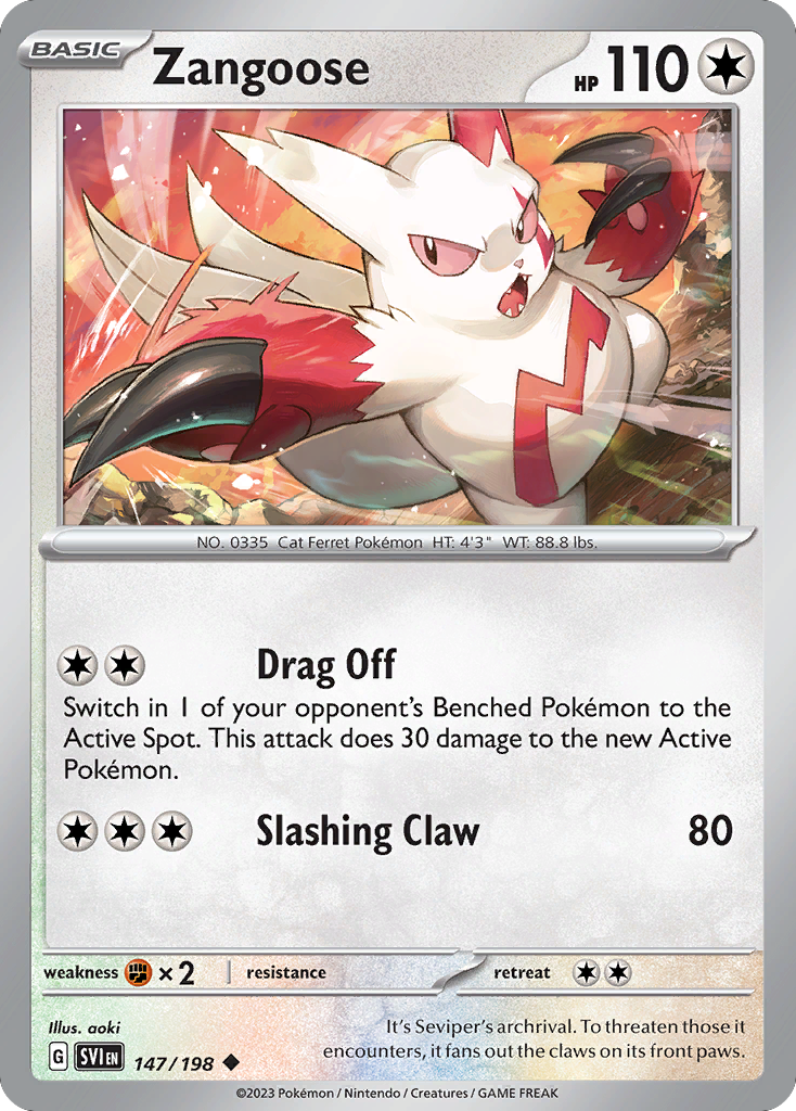 Zangoose - 147/198 (SVI) #147 [EN/N]