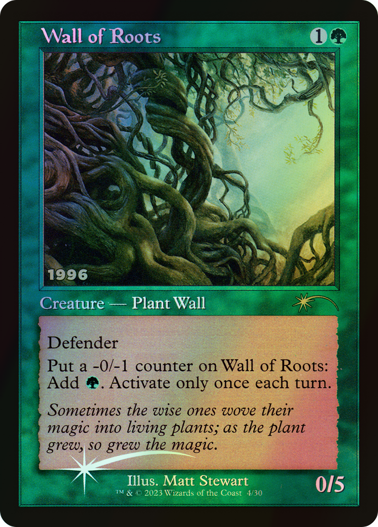 Wall of Roots (P30A) #4 [EN/F]
