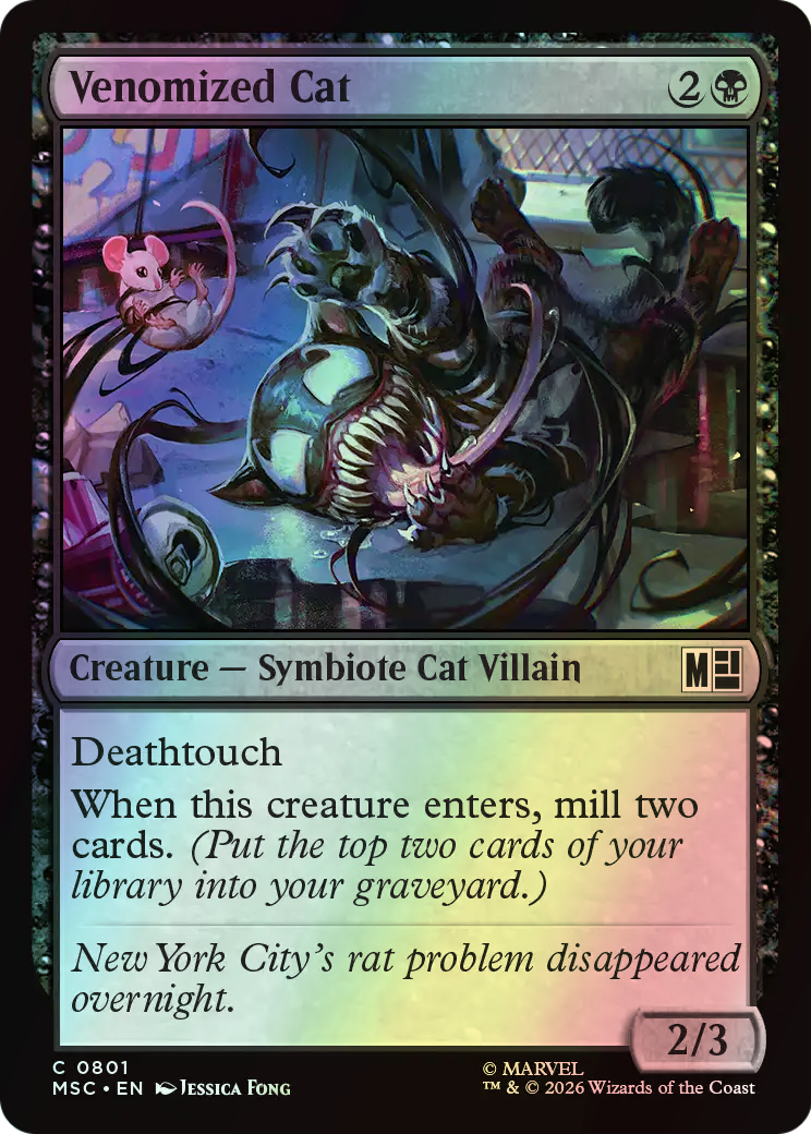 Venomized Cat (MSC) #801 [EN/F] s/o