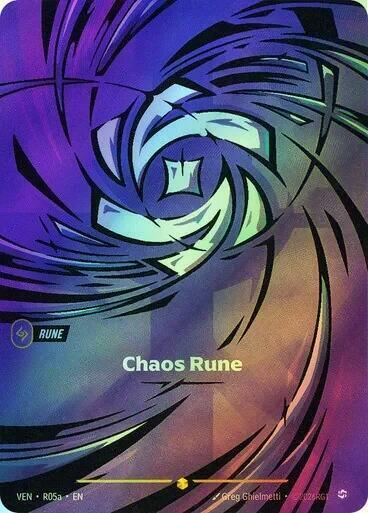 Chaos Rune (R05a) (VEN) #R05a [EN/F] s/o