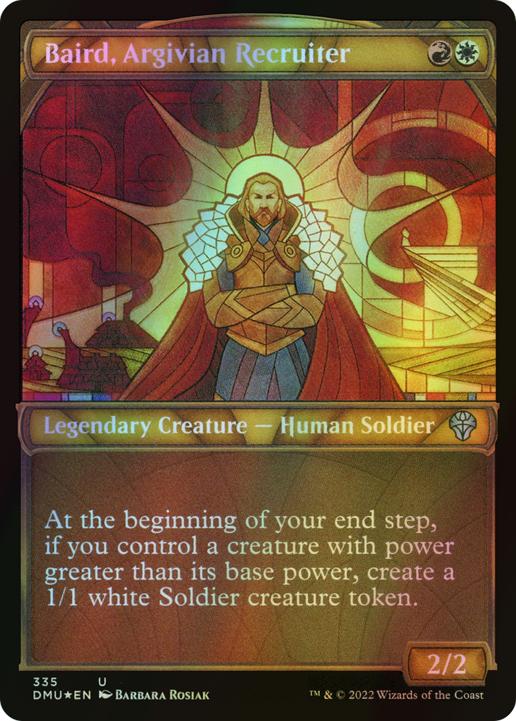 Baird, Argivian Recruiter (DMU) #335 [EN/F] s/o