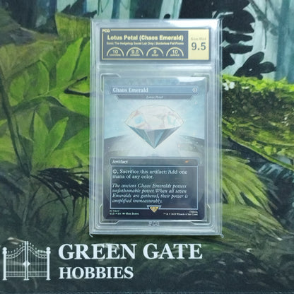 Chaos Emerald - Lotus Petal (7037) - Secret Lair Drop Series - PCG 9.5 Gem Mint