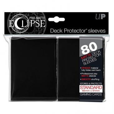 Ultra Pro Matte Eclipse Standard Black (80 Sleeves)