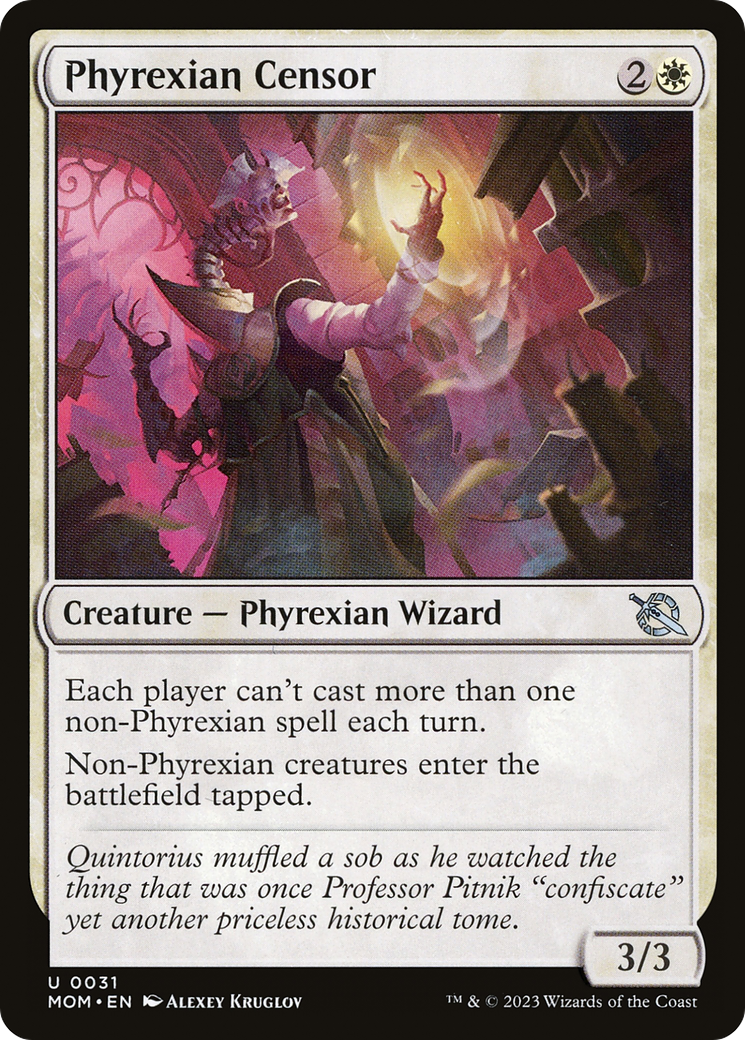 Phyrexian Censor (MOM) #31 [EN/N] s/o