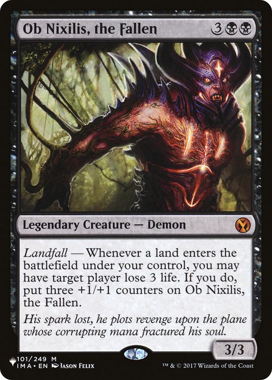 Ob Nixilis, the Fallen (PLST) #IMA-101 [EN/N]