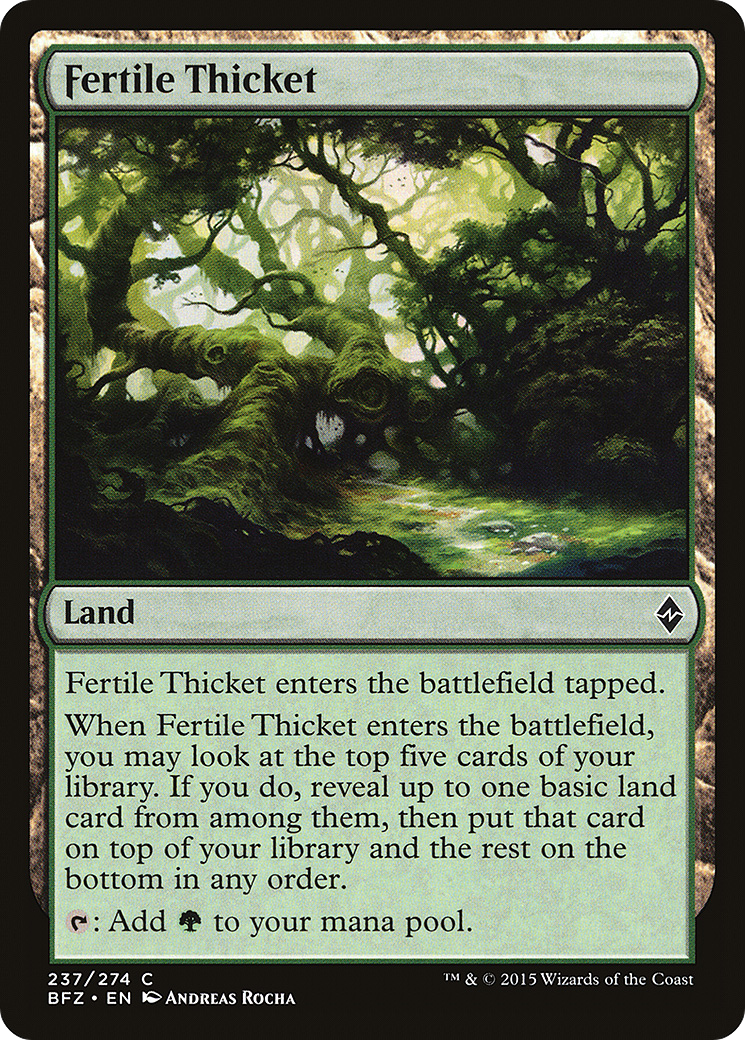 Fertile Thicket (BFZ) #237 [EN/N]