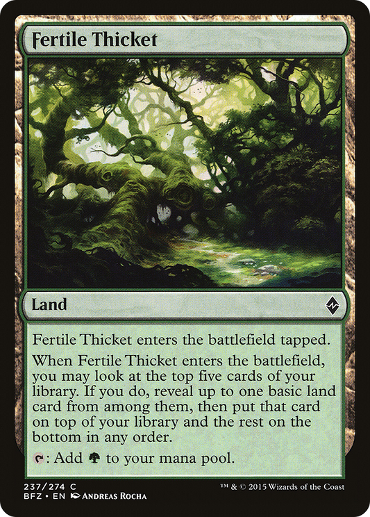 Fertile Thicket (BFZ) #237 [EN/N]