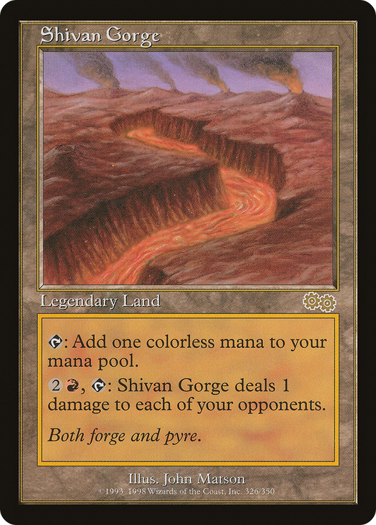 Shivan Gorge (USG) #326 [EN/N]