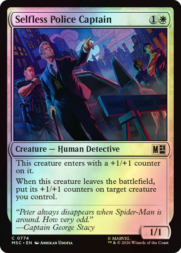 Selfless Police Captain (MSC) #774 [EN/F]