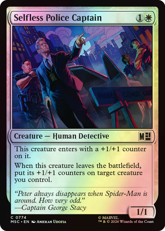 Selfless Police Captain (MSC) #774 [EN/F]