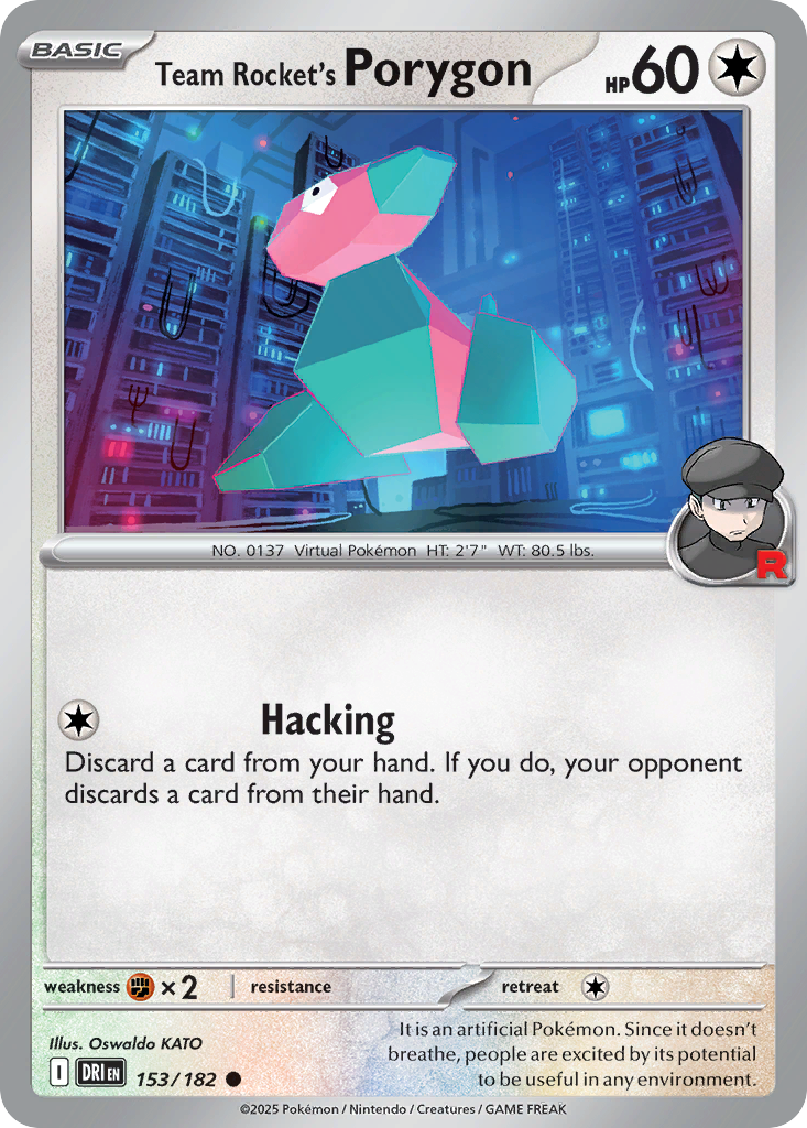 Team Rocket's Porygon (DRI) #153 [EN/N]