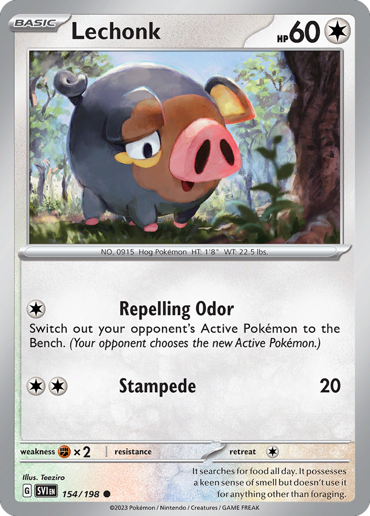 Lechonk - 154/198 (SVI) #154 [EN/N] s/o