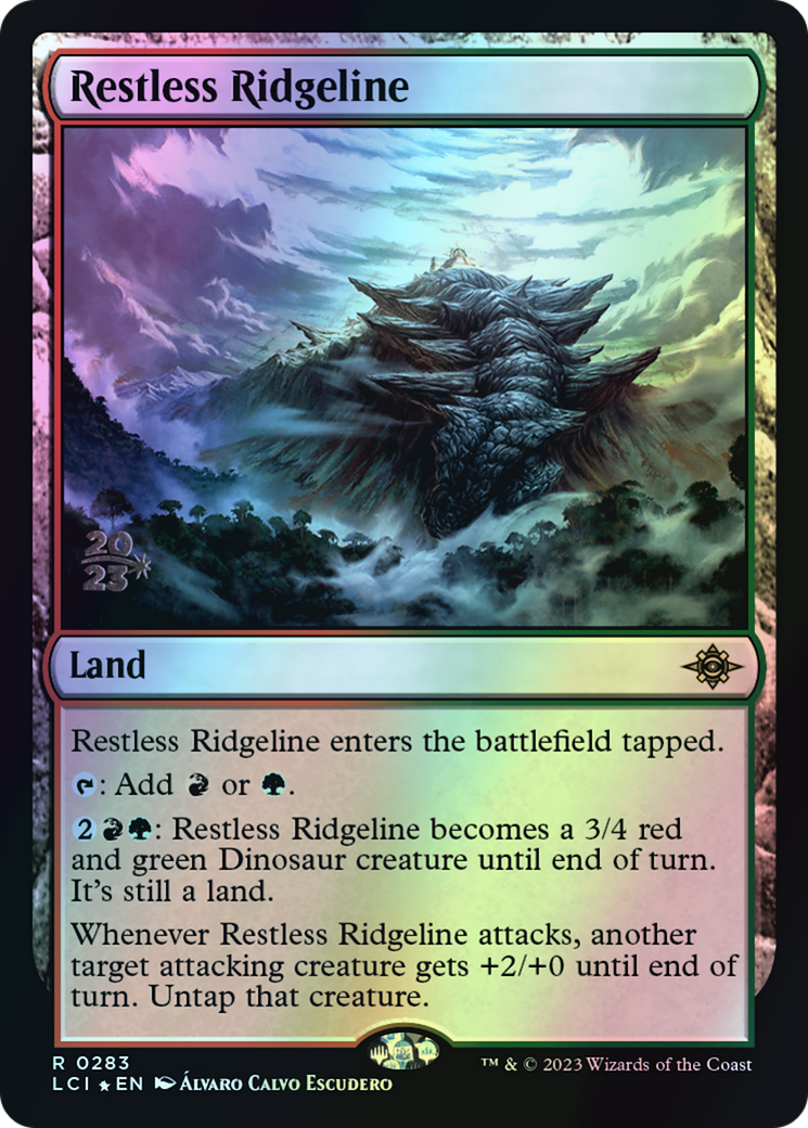 Restless Ridgeline (PLCI) #283s [EN/F] s/o
