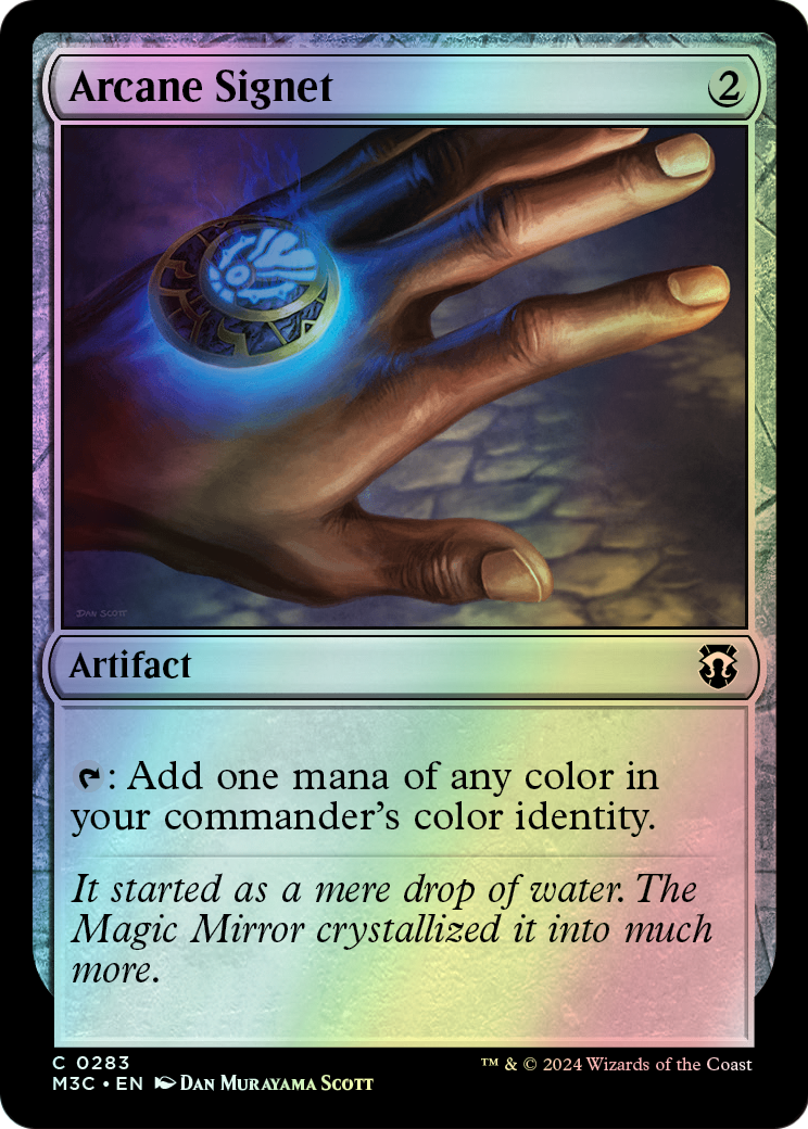 Arcane Signet - Ripple Foil (M3C) #283 [EN/F] s/o