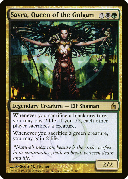 Savra, Queen of the Golgari (RAV) #225 [EN/N]