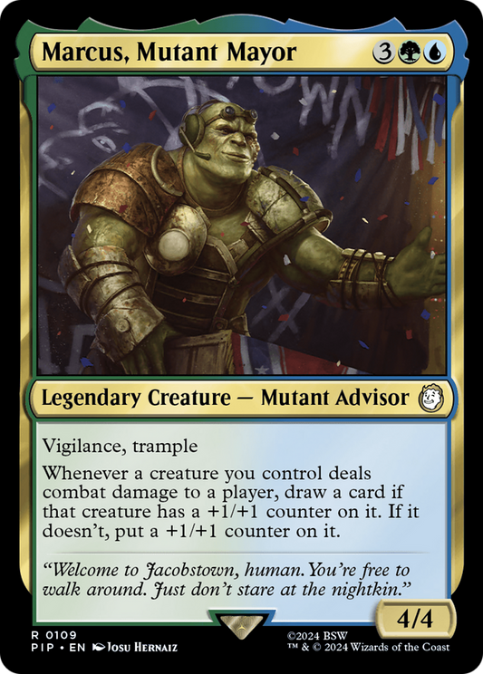 Marcus, Mutant Mayor (PIP) #109 [EN/N] s/o