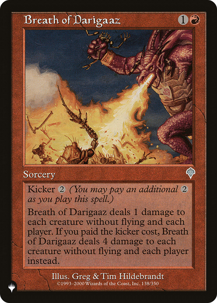 Breath of Darigaaz (PLST) #INV-138 [EN/N] s/o