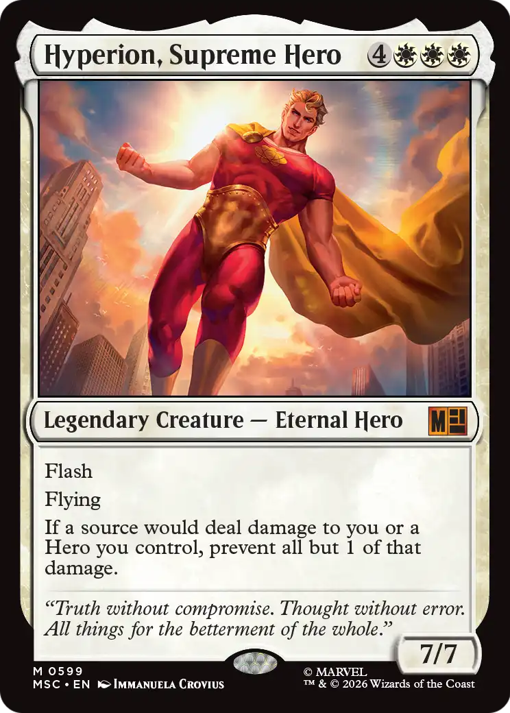 Hyperion, Supreme Hero (MSC) #599 [EN/N]