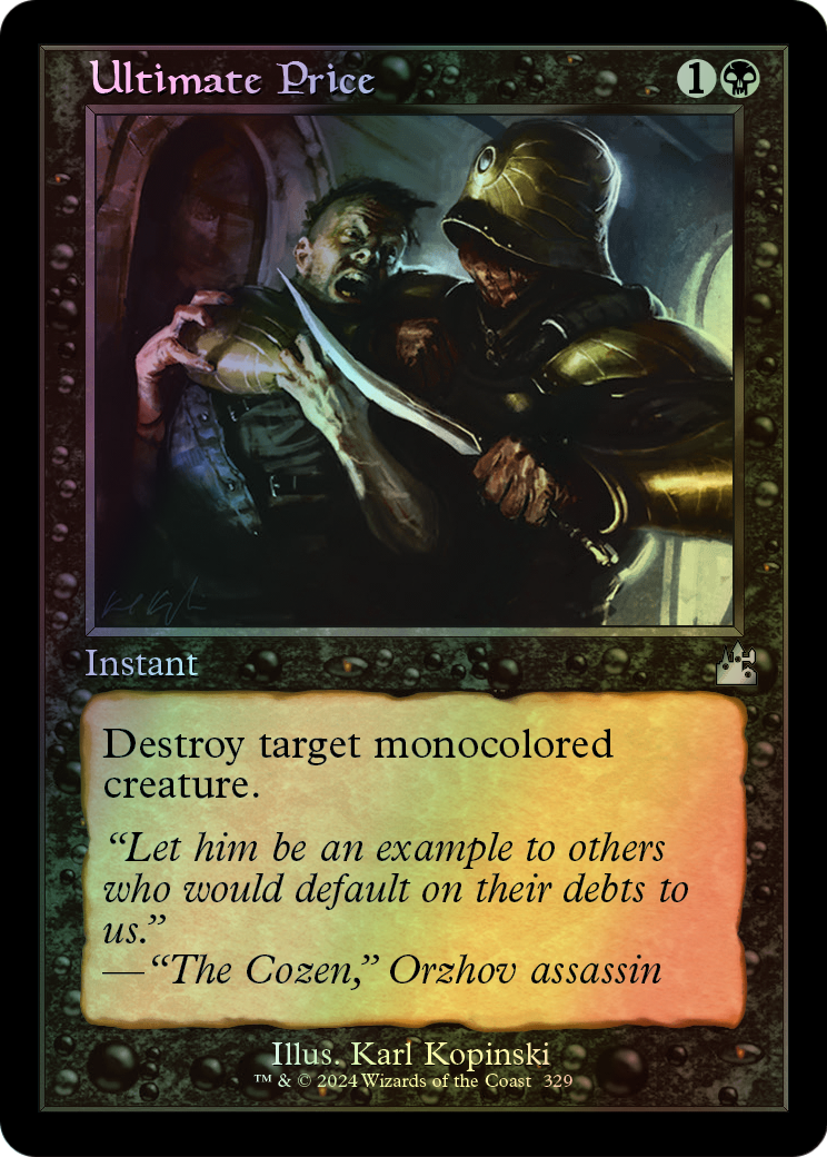 Ultimate Price (RVR) #329 [EN/F]