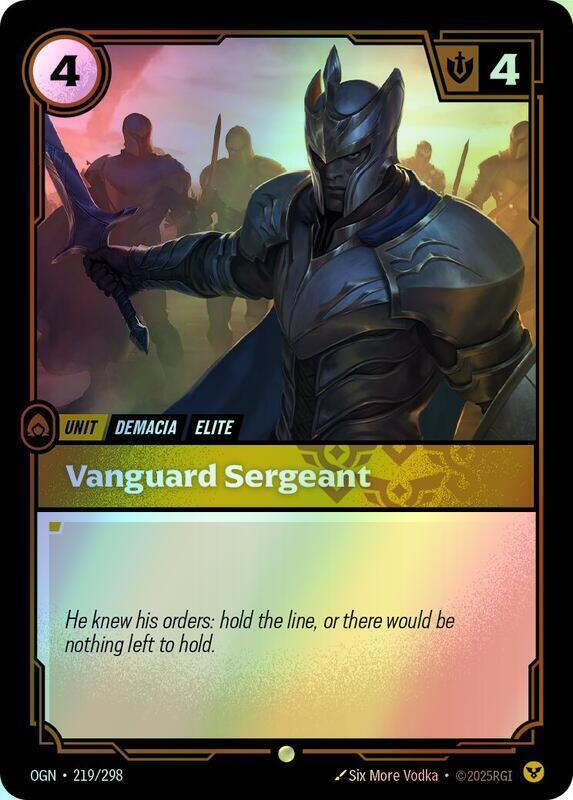Vanguard Sergeant (OGN) #219 [EN/F]