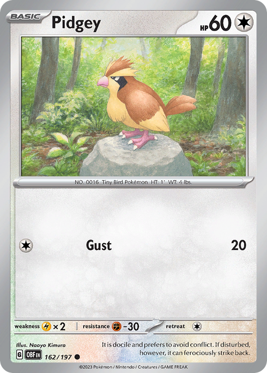 Pidgey (OBF) #162 [EN/N] s/o