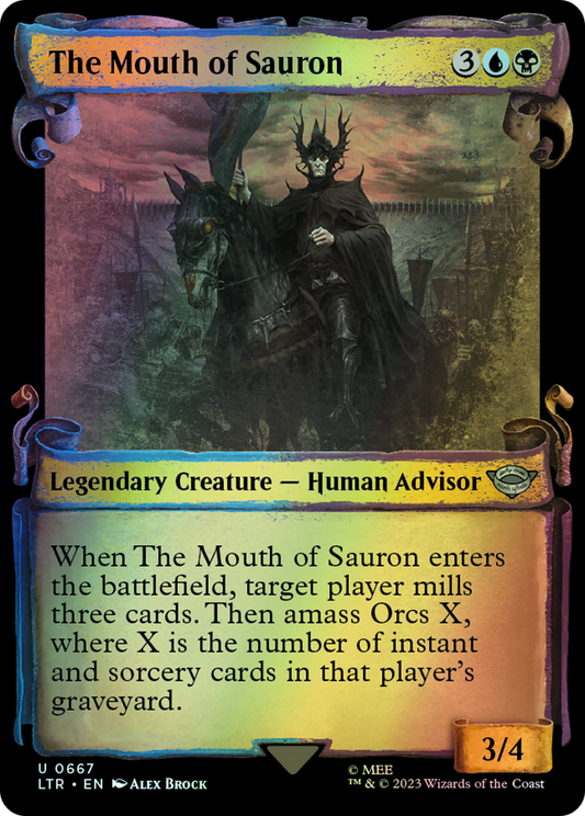 The Mouth of Sauron - Silver Foil (LTR) #667 [EN/F] s/o
