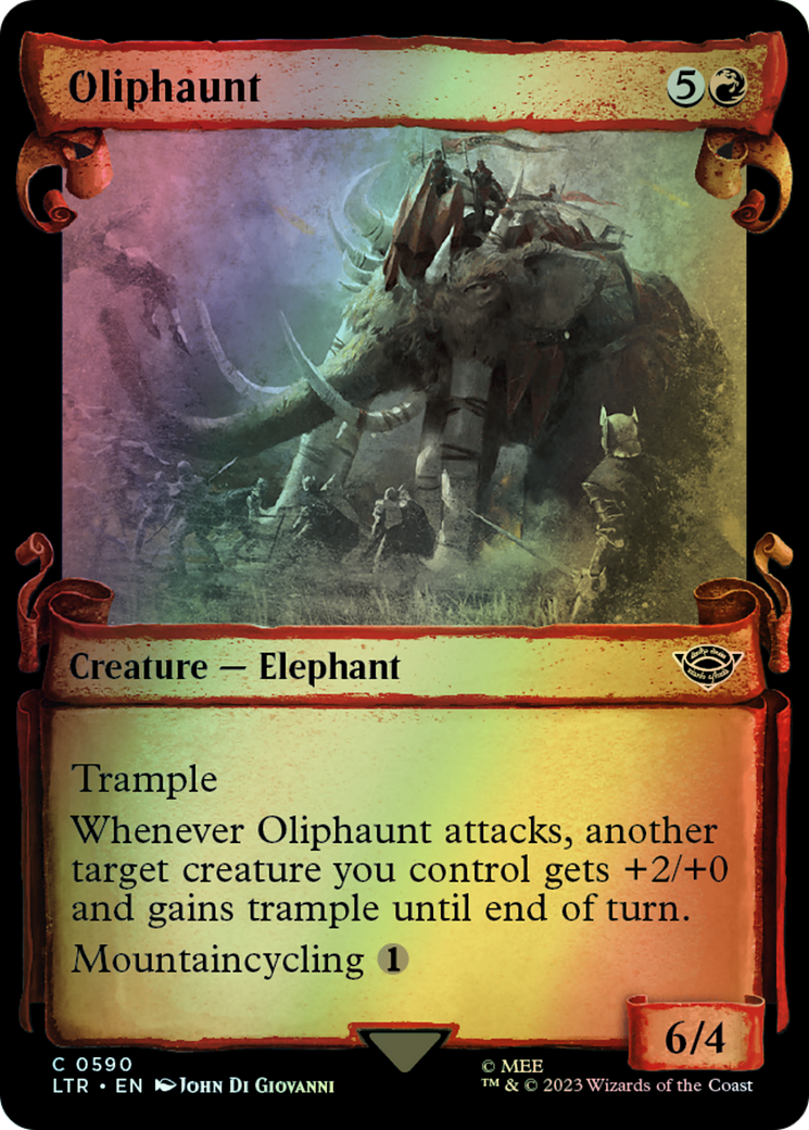 Oliphaunt - Silver Foil (LTR) #590 [EN/F] s/o