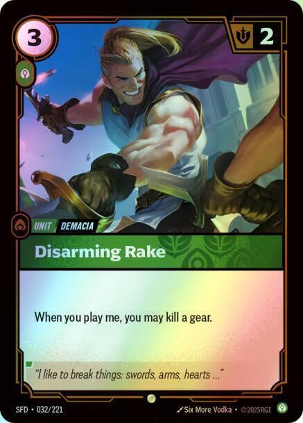 Disarming Rake (SFD) #032 [EN/F] s/o