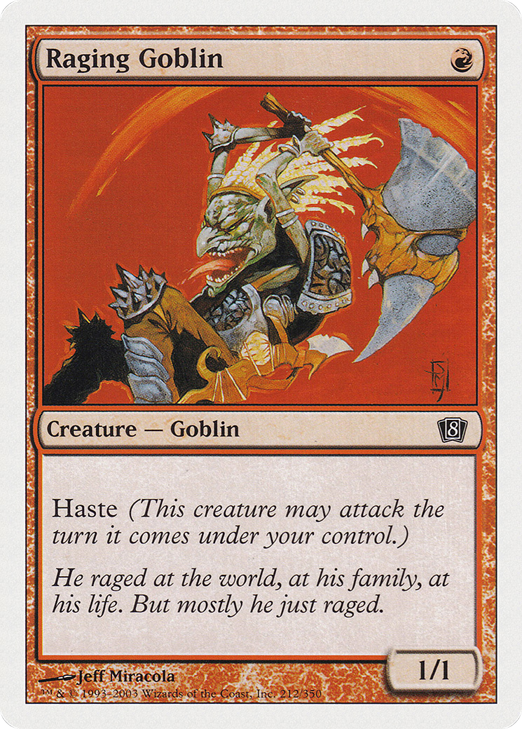 Raging Goblin (8ED) #212 [EN/N]