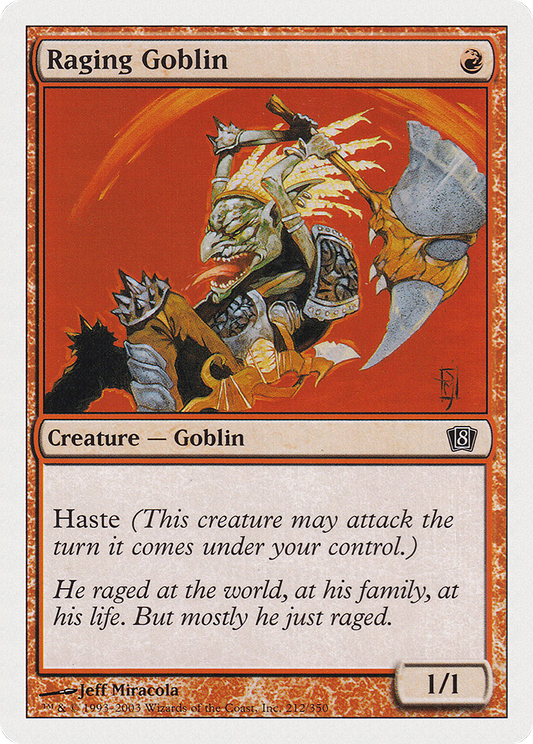 Raging Goblin (8ED) #212 [EN/N]