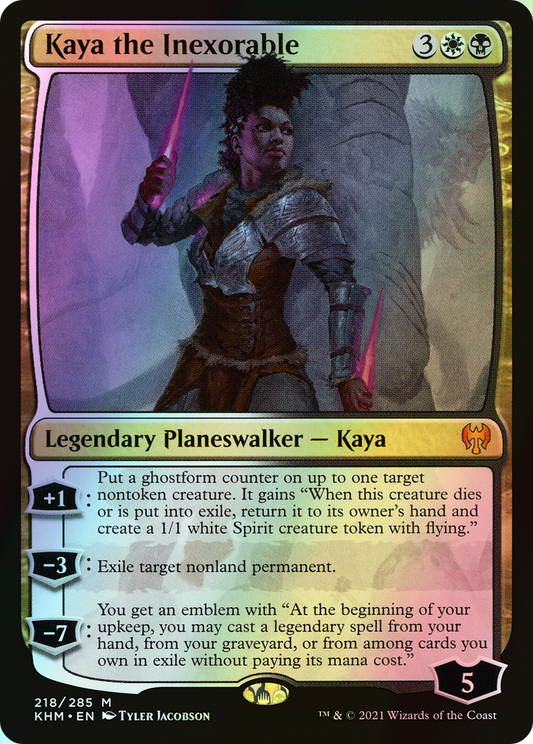 Kaya the Inexorable (KHM) #218 [EN/F]
