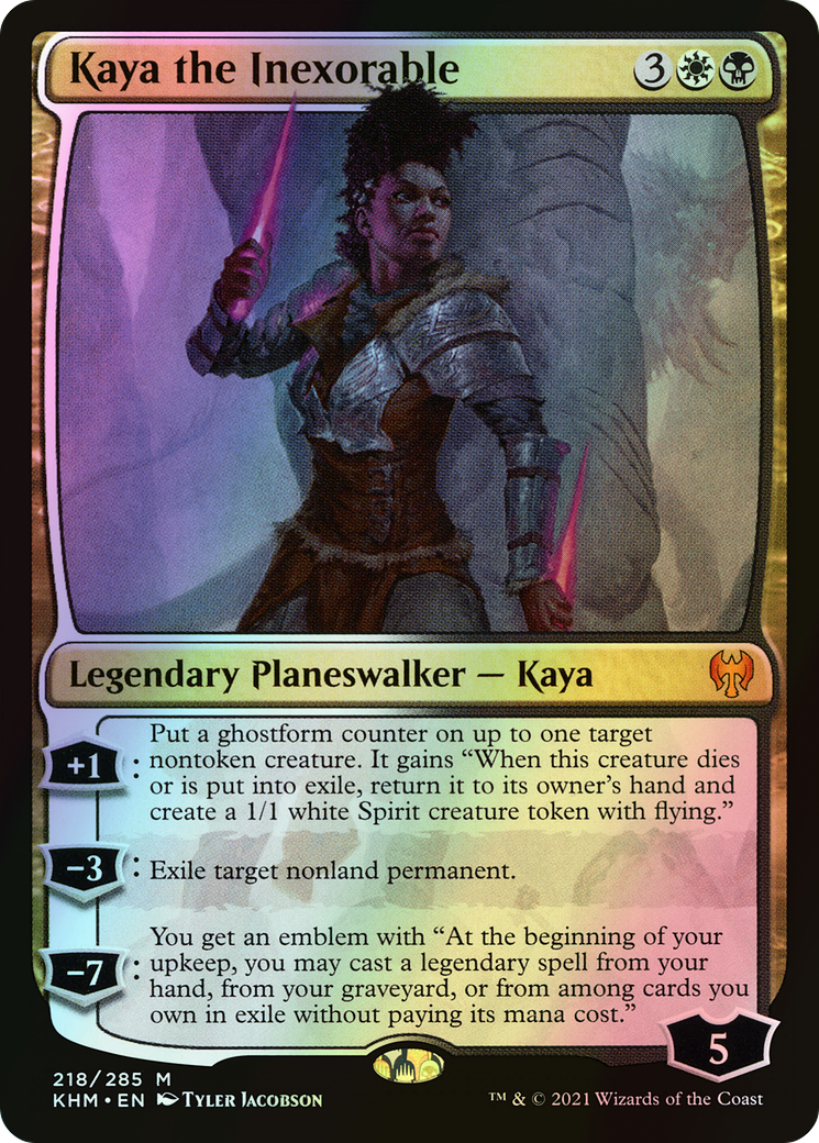 Kaya the Inexorable (KHM) #218 [EN/F]