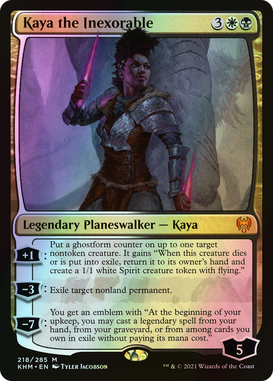 Kaya the Inexorable (KHM) #218 [EN/F]