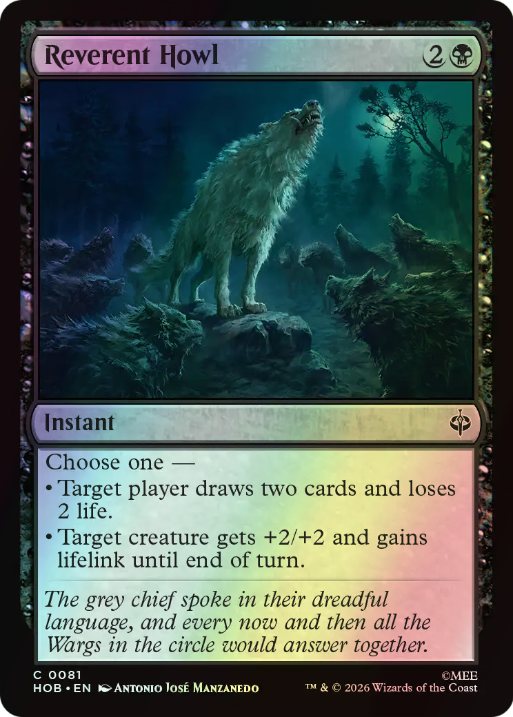 Reverent Howl (HOB) #81 [EN/F]