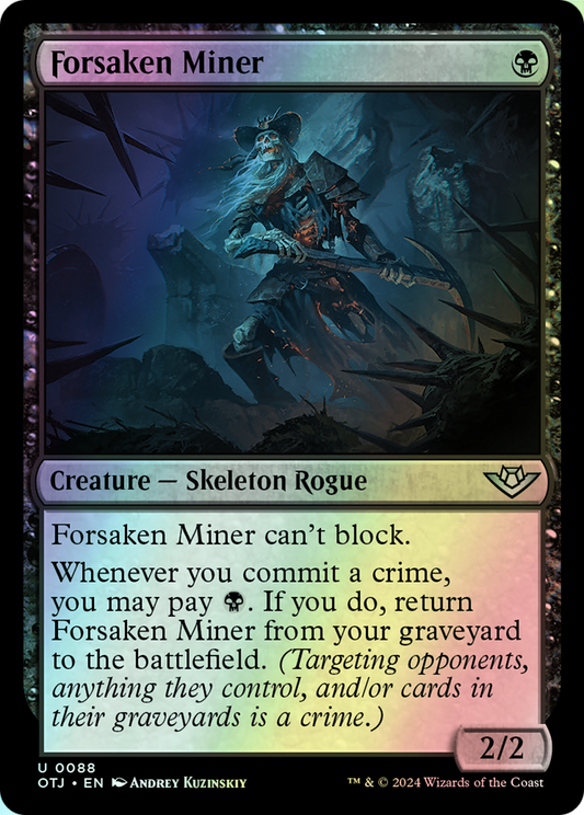 Forsaken Miner (OTJ) #88 [EN/F] s/o