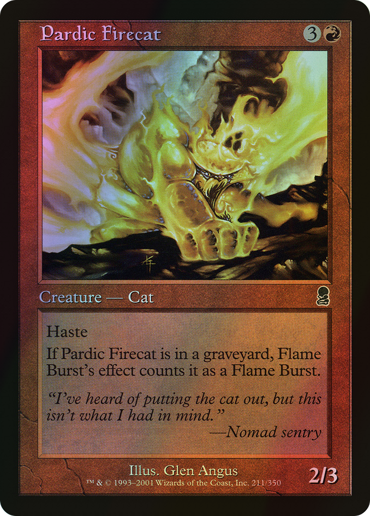 Pardic Firecat (ODY) #211 [EN/F] s/o
