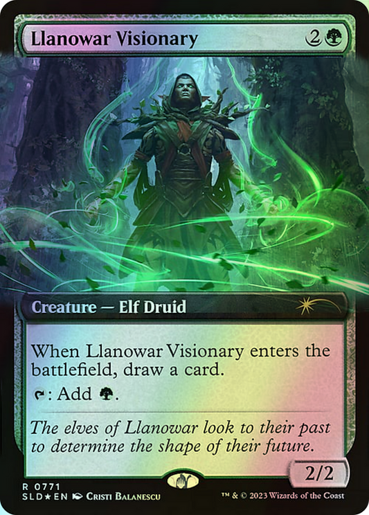 Llanowar Visionary (SLD) #771 [EN/F] s/o