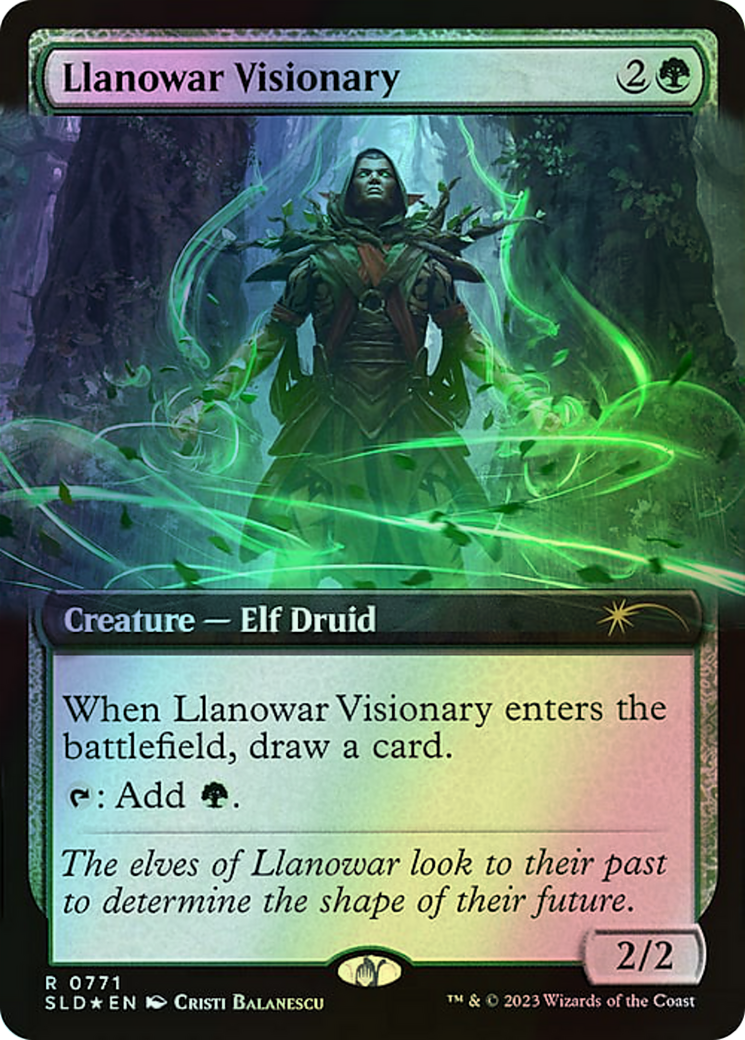 Llanowar Visionary (SLD) #771 [EN/F] s/o