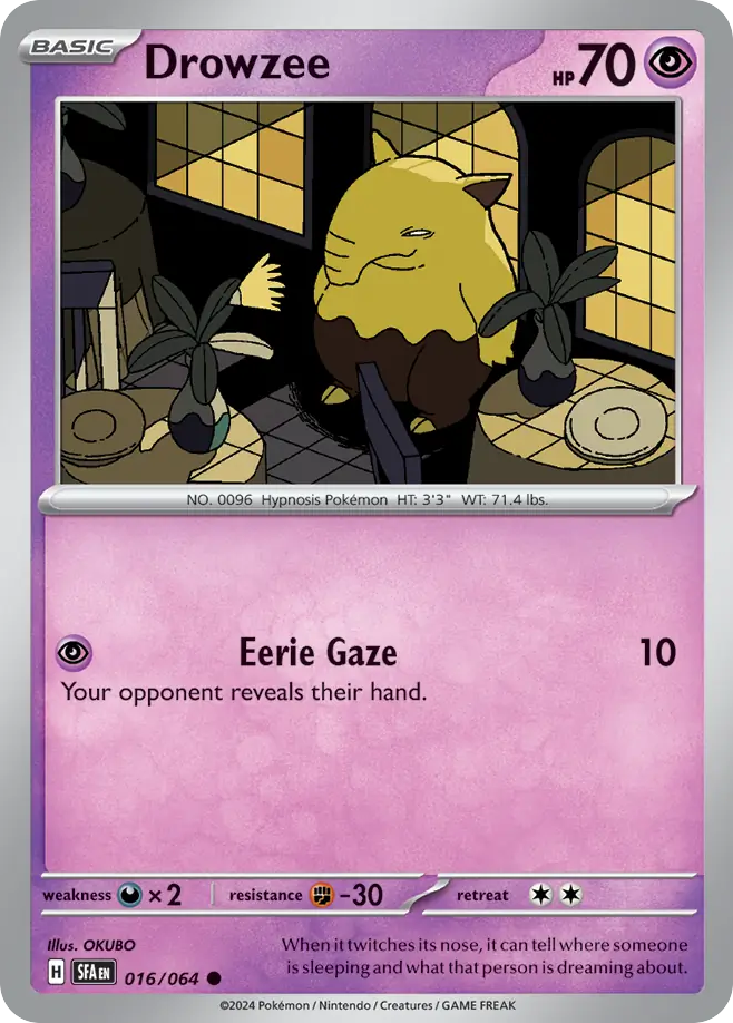Drowzee (SFA) #016 [EN/N] s/o