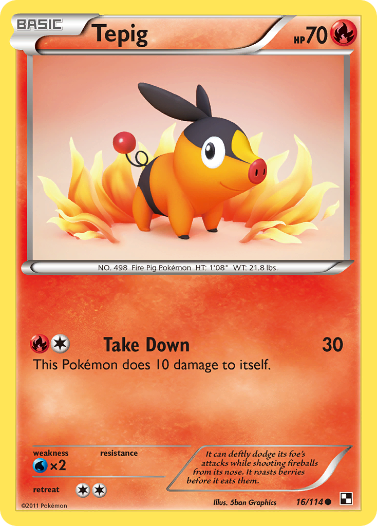 Tepig (16) (BLW) #16 [EN/N] s/o