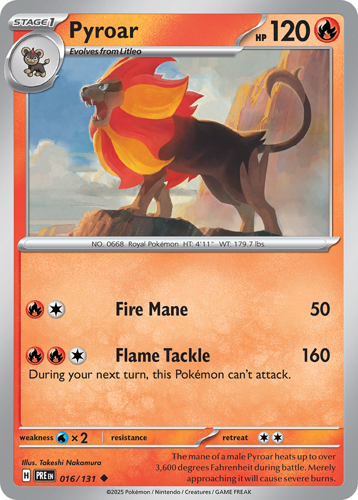 Pyroar (PRE) #016_V1 [EN/N] s/o