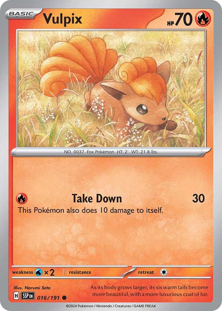 Vulpix (SSP) #016 [EN/N] s/o