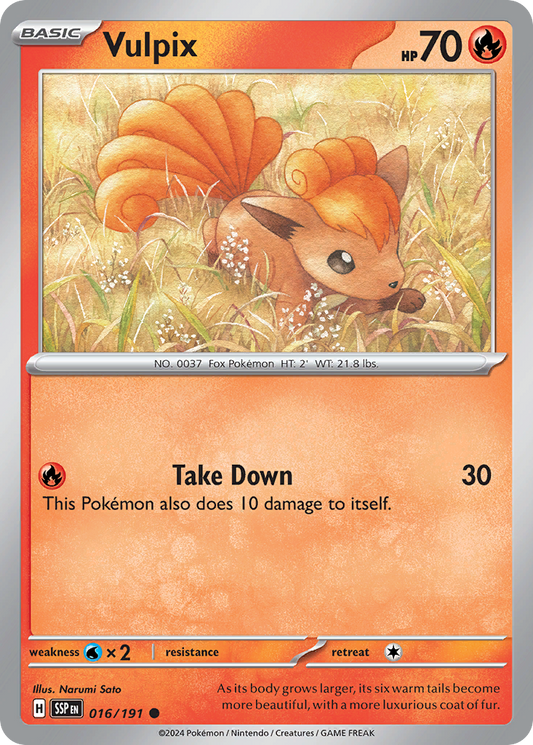 Vulpix (SSP) #016 [EN/N] s/o